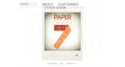 Desktop Screenshot of paperseven.com